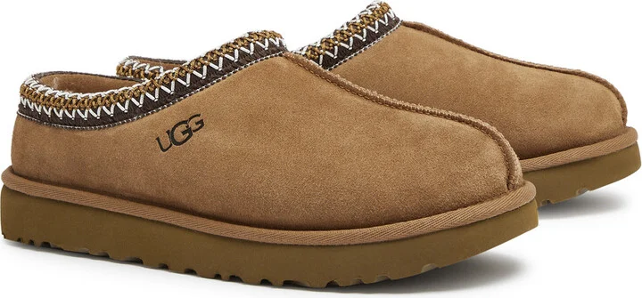 Ugg Tasman Suede Flatform Slippers - Image 9