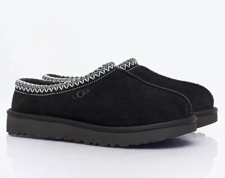 UGG Tasman Suede Slippers - Woman Boots Black Us - 07 - Image 3