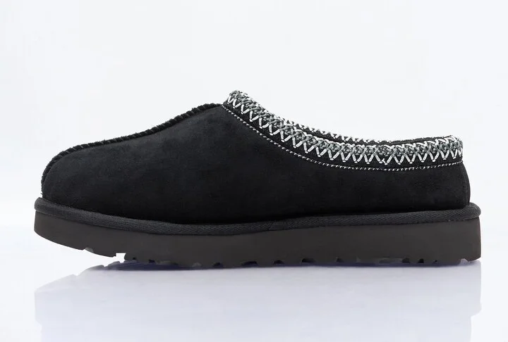 UGG Tasman Suede Slippers - Woman Boots Black Us - 07 - Image 4