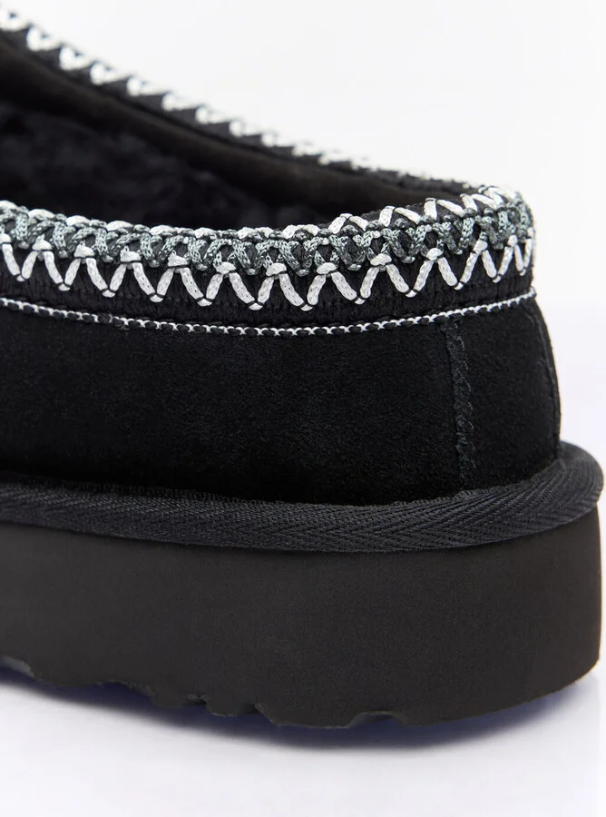 UGG Tasman Suede Slippers - Woman Boots Black Us - 07 - Image 6