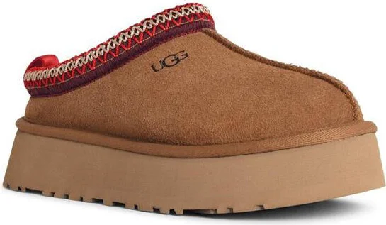 UGG 'Tazz Ii' Chestnut Suede Slippers - Image 2
