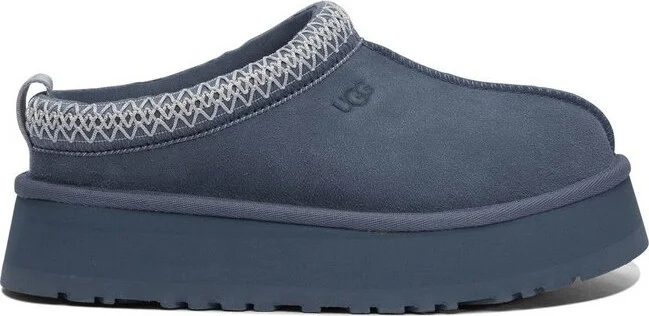 UGG Tazz Logo Embossed Platform Slippers