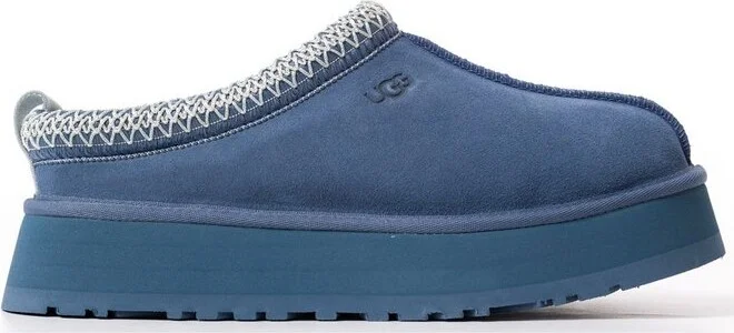 UGG Tazz Logo Embossed Platform Slippers