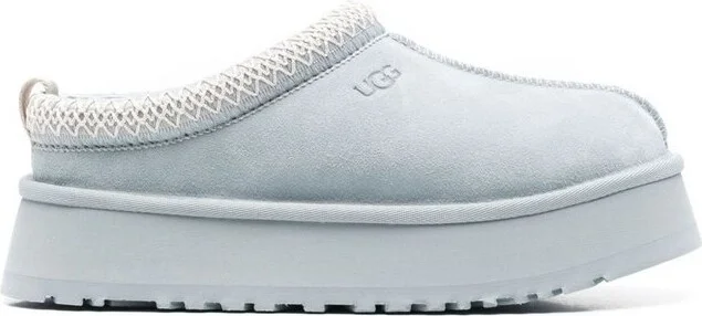 UGG Tazz Logo Embossed Platform Slippers