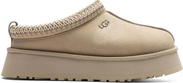 UGG Tazz Logo Embossed Platform Slippers