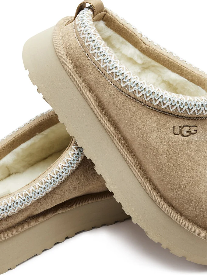 Ugg Tazz Suede Flatform Slippers - Image 4