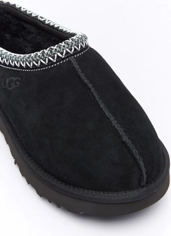 UGG Tazz Suede Slippers - Woman Slip Ons Black Us - 10 - Image 2