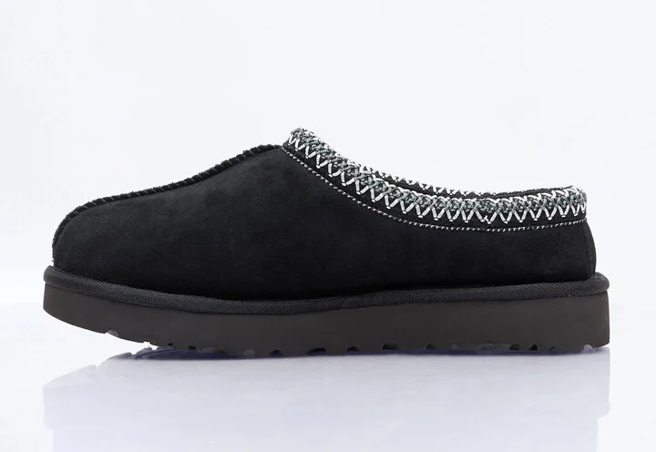 UGG Tazz Suede Slippers - Woman Slip Ons Black Us - 10 - Image 4