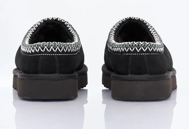 UGG Tazz Suede Slippers - Woman Slip Ons Black Us - 10 - Image 5