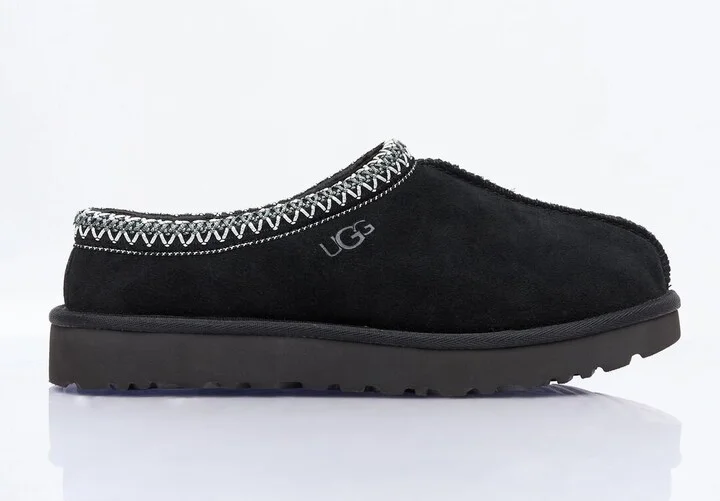 UGG Tazz Suede Slippers - Woman Slip Ons Black Us - 10