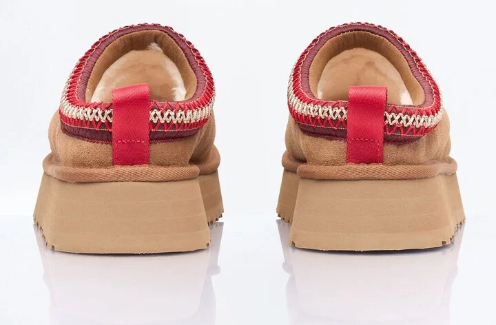 UGG Tazz Suede Slippers - Woman Slip Ons Brown Us - 08 - Image 5