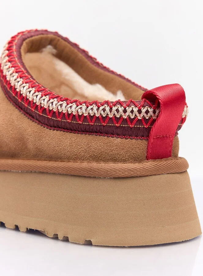 UGG Tazz Suede Slippers - Woman Slip Ons Brown Us - 08 - Image 6