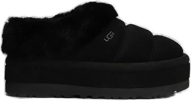 UGG Tazzlita Logo Embossed Platform Slippers