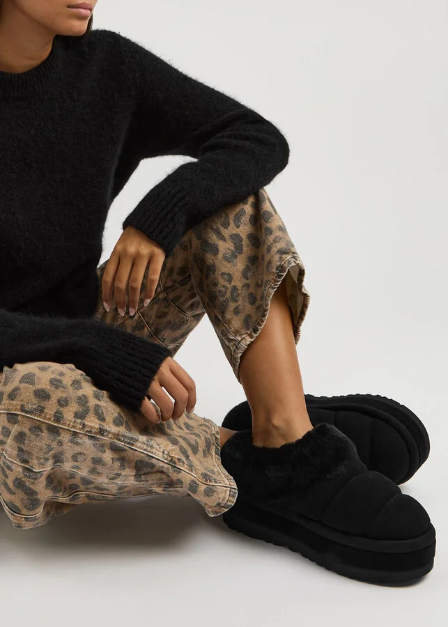 Ugg Tazzlita Suede Flatform Mules - Image 5