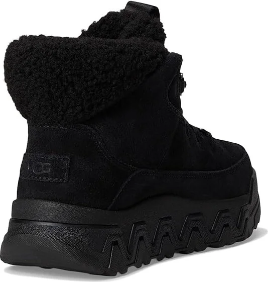 UGG Terretrail Cozy Lace Women's Boots Black : 8 B - Medium, Suede - Image 4