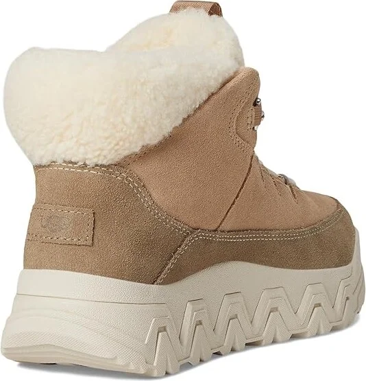 UGG Terretrail Cozy Lace Women's Boots Sand : 8 B - Medium, Suede - Image 4