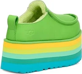 UGG URseen Platform Sandals Green : Men's 9 - Women's 10 Medium, Leather - Image 6