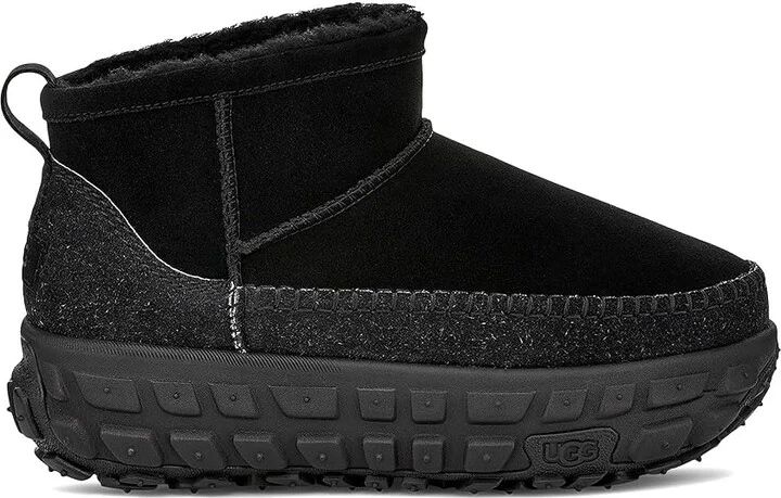 UGG Venture Daze Ultra Mini Boots Black/Black : Men's 7 - Women's 8 Medium, Suede - Image 6