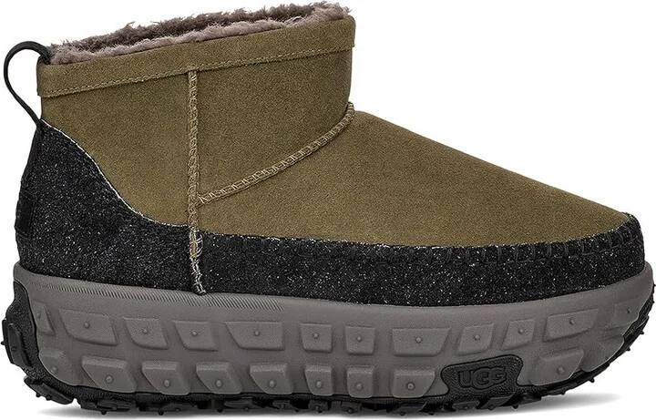UGG Venture Daze Ultra Mini Boots Burnt Olive/Charcoal : Men's 3 - Women's 4 Medium, Suede - Image 6