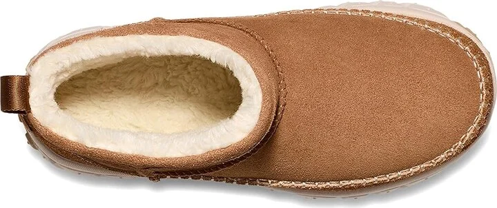 UGG Venture Daze Ultra Mini Boots Chestnut/Ceramic : Men's 3 - Women's 4 Medium, Suede - Image 2