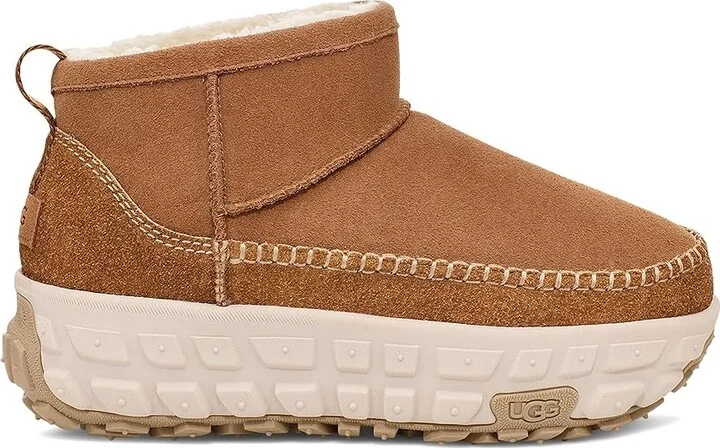 UGG Venture Daze Ultra Mini Boots Chestnut/Ceramic : Men's 3 - Women's 4 Medium, Suede - Image 6