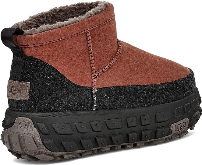 UGG Venture Daze Ultra Mini Boots Red Jasper/Black : Men's 3 - Women's 4 Medium, Suede - Image 4