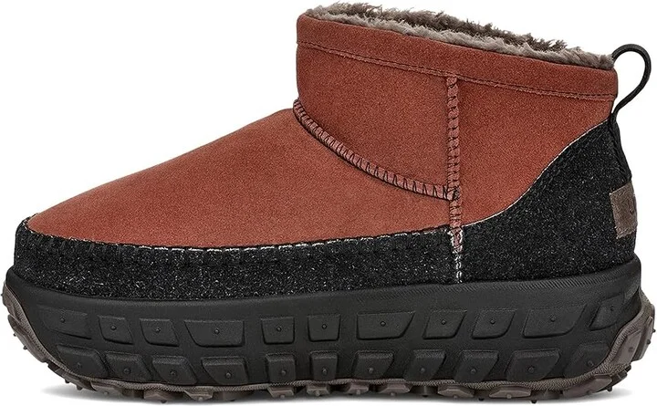UGG Venture Daze Ultra Mini Boots Red Jasper/Black : Men's 3 - Women's 4 Medium, Suede - Image 5