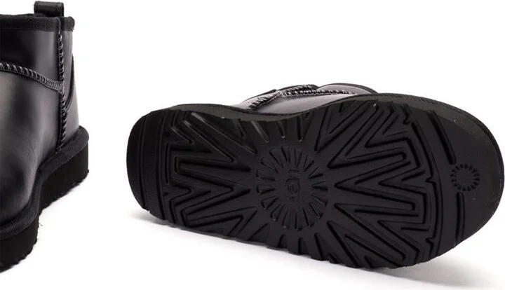 UGG W Classic Ultra Mini Lthr Regen Shoes - Image 2