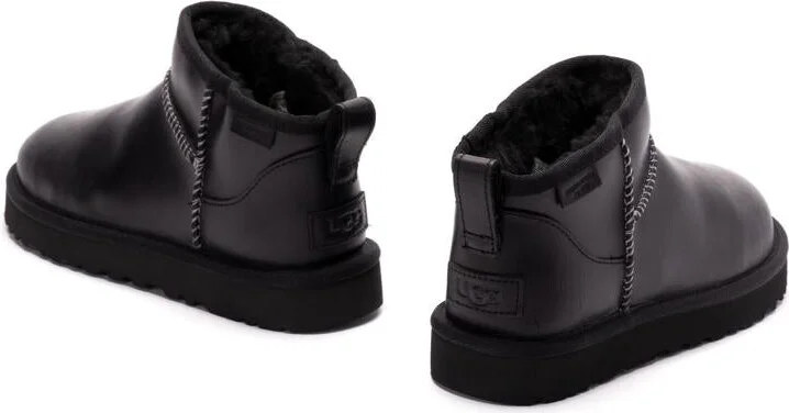 UGG W Classic Ultra Mini Lthr Regen Shoes - Image 4
