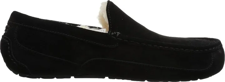 UGG Wide Ascot Men's Shoes Black : 9 3E, Suede - Image 7