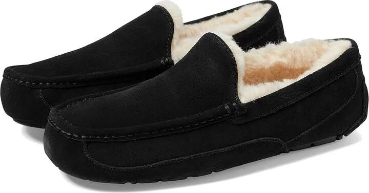 UGG Wide Ascot Men's Shoes Black : 9 3E, Suede