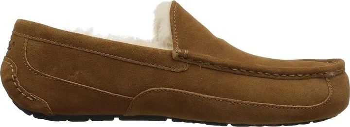 UGG Wide Ascot Men's Shoes Chestnut : 7 3E, Suede - Image 7