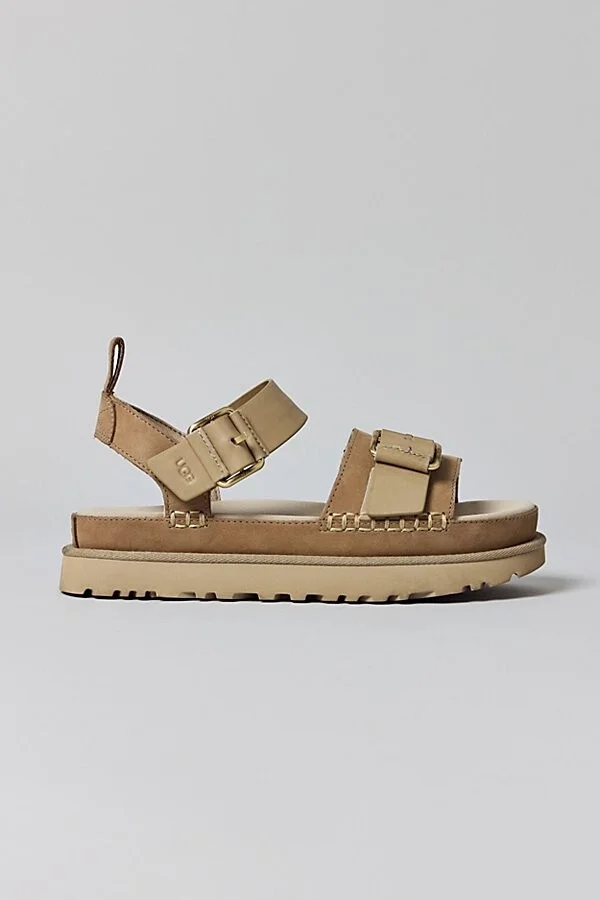 UGG Women's Goldenstar Villa Sandal in Mustard Seed - Image 2