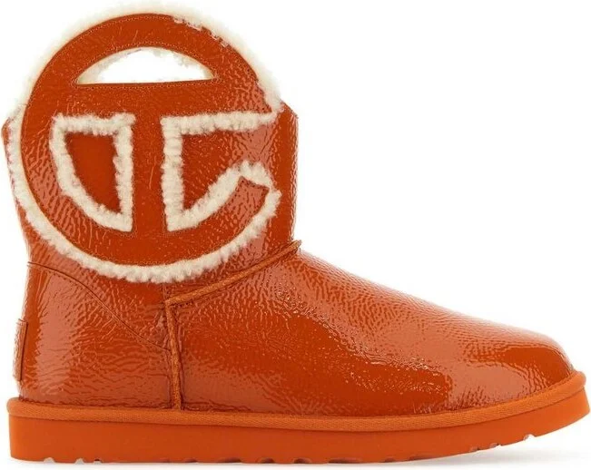 UGG X Telfar Logo Mini Crinkle Boots