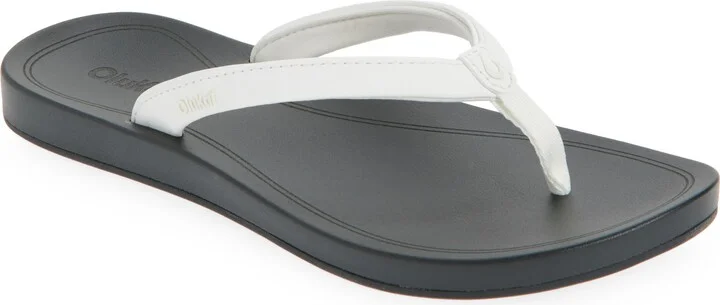 Bright White / Lava Rock
