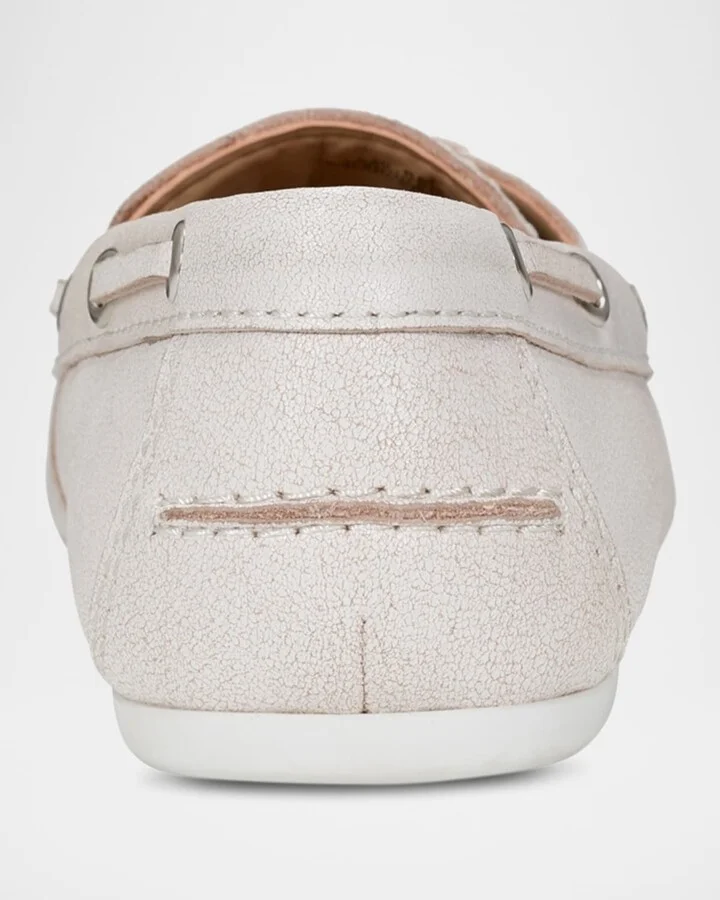 Uleena Suede Moccasin Boat Loafers - Image 4