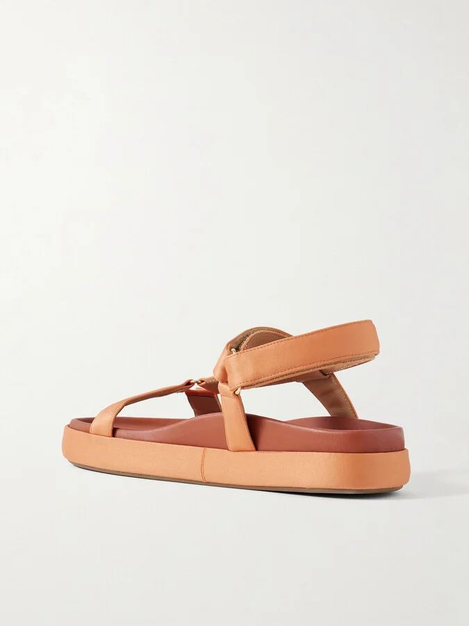 Ulla Johnson - Astra Sport Satin Sandal - Brown - Image 3