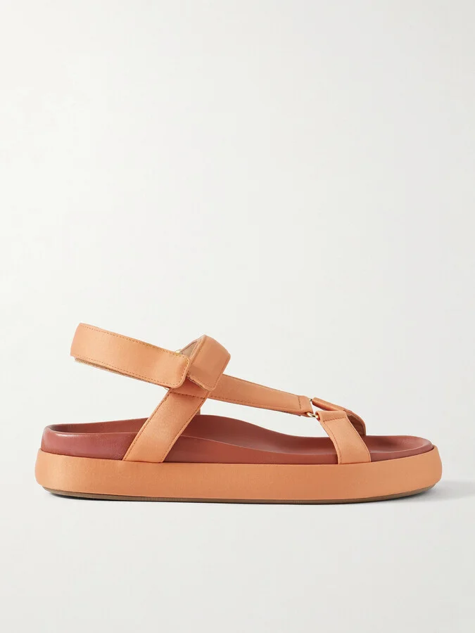 Ulla Johnson - Astra Sport Satin Sandal - Brown