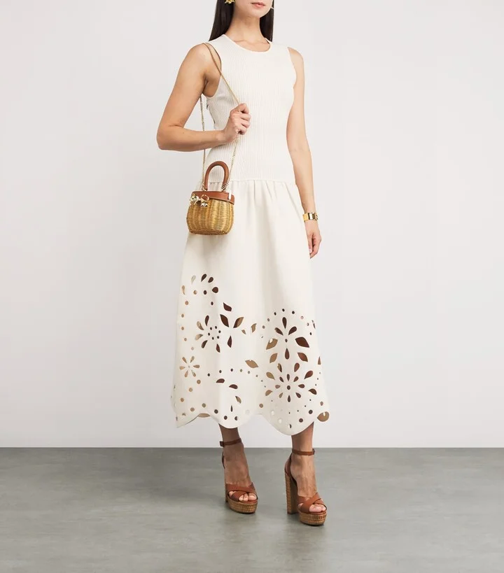 Ulla Johnson Cut-Out Rosaline Midi Dress - Image 2