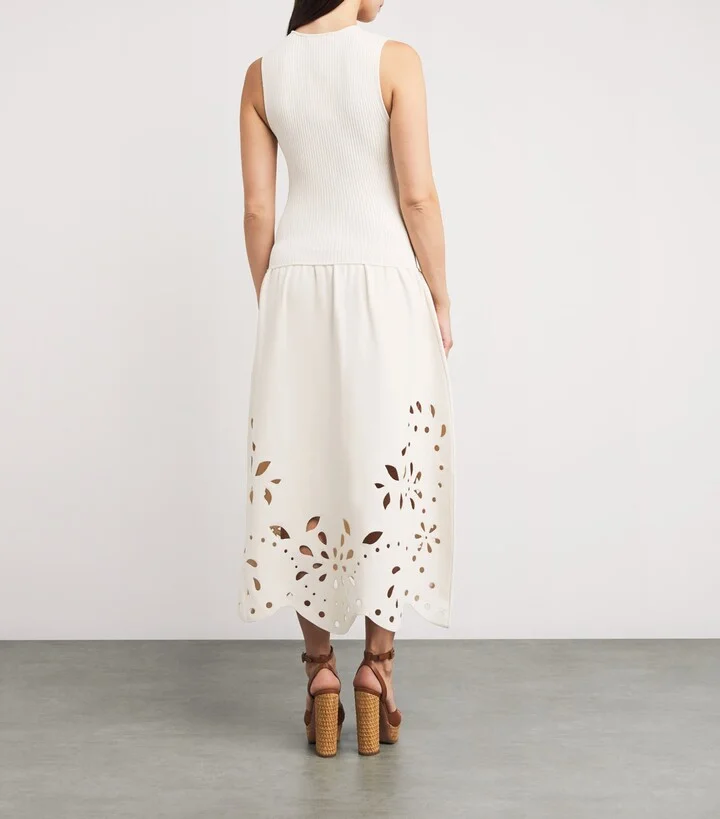 Ulla Johnson Cut-Out Rosaline Midi Dress - Image 3
