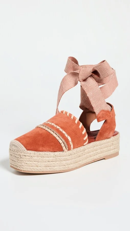 Ulla Johnson Stitch Detail Espadrilles - Image 5