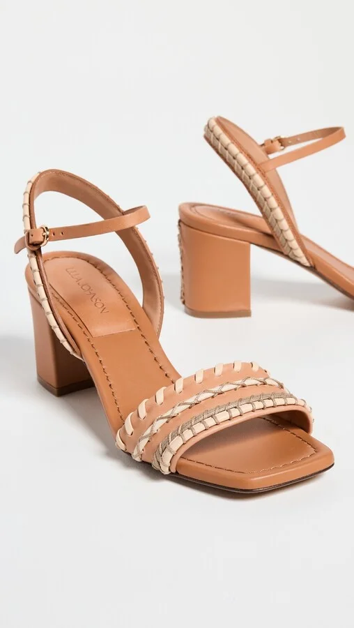 Ulla Johnson Stitch Detail Sandals - Image 2