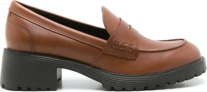 Ully leather penny loafers