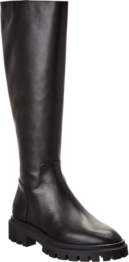 Ultra Lug Leather Knee-High Boot