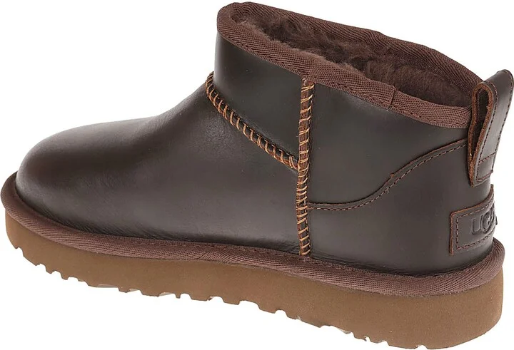 Ultra Mini Leather Boots - Image 3