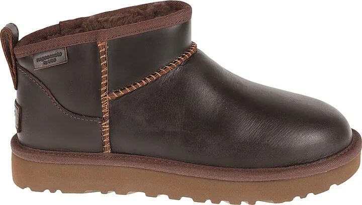 Ultra Mini Leather Boots