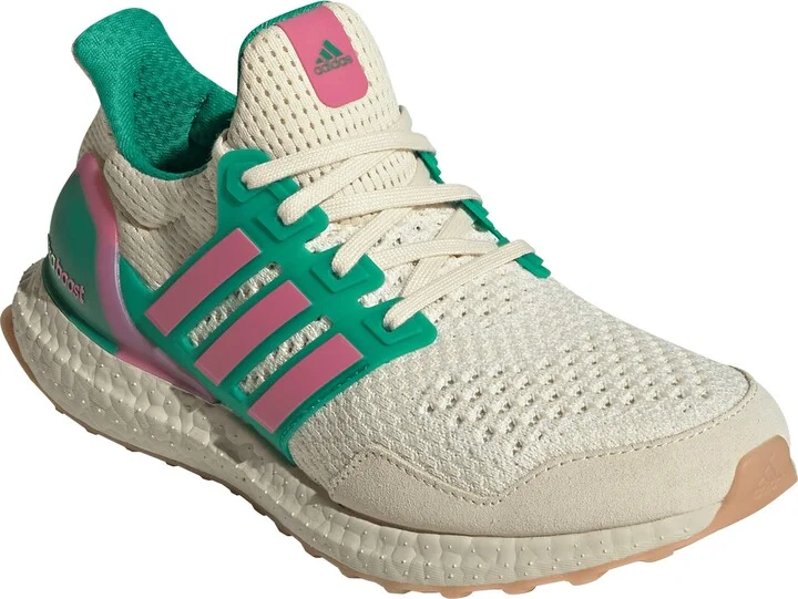 Off White/ Pink/ Green