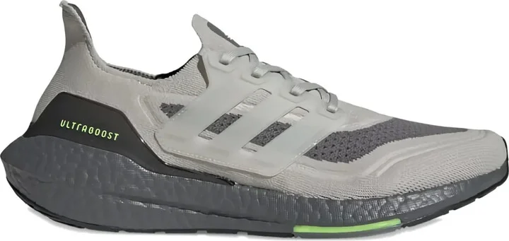 UltraBoost 21 "Grey Volt" sneakers