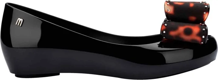 Ultragirl Classic Bow Ballet Flats - Black