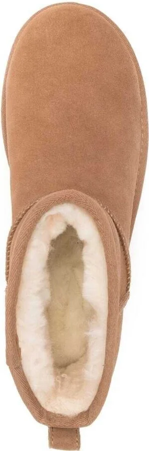 'ultramini' Beige Boots With Platform In Suede Woman - Image 4